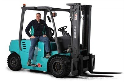 6 Ton 4 Rota Elettrika Forklift